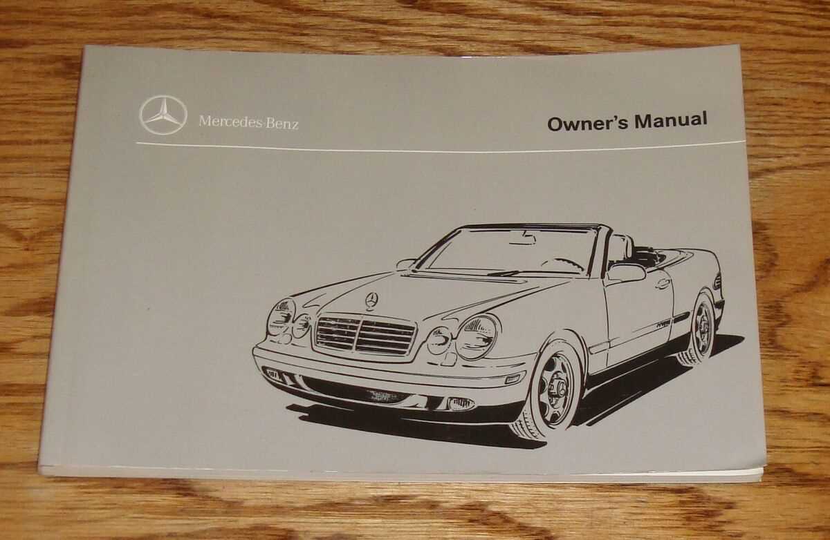 1999 mercedes clk 320 owners manual