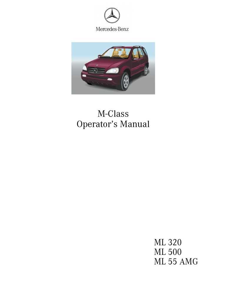 mercedes ml320 owners manual