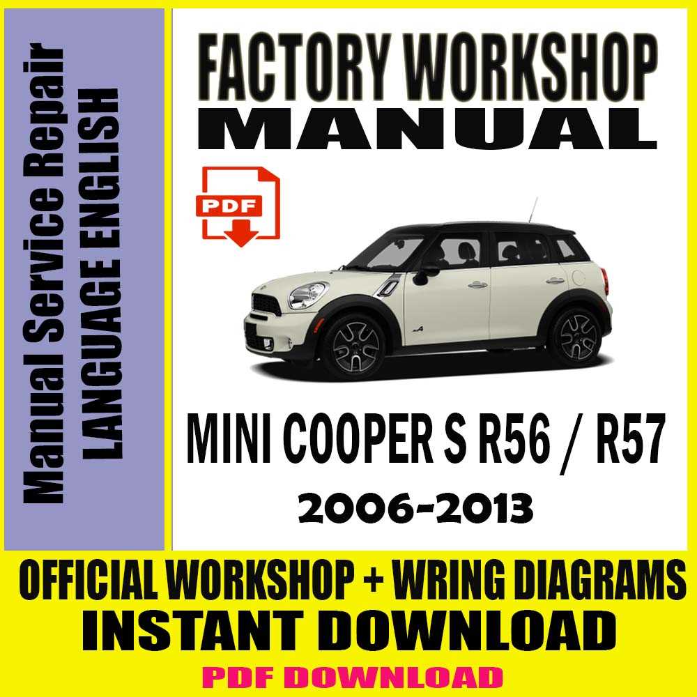 mini cooper s owners manual