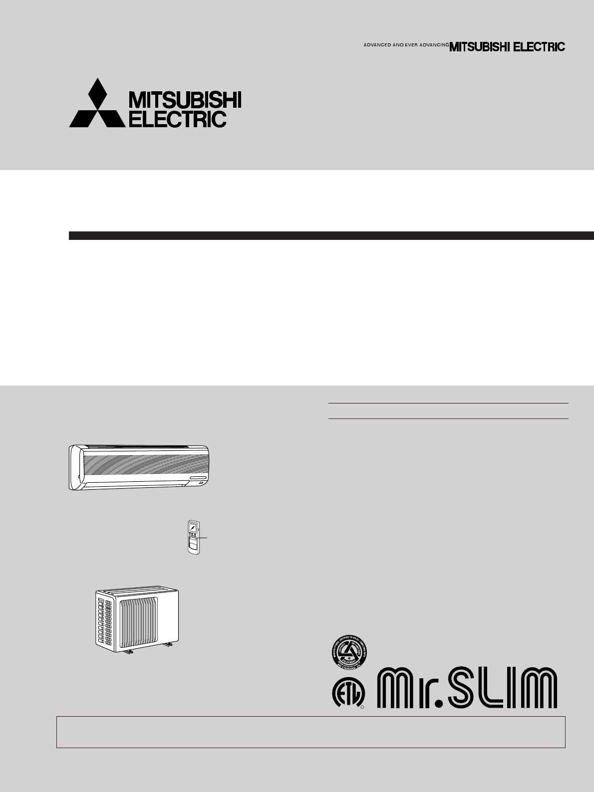 mitsubishi mr slim owners manual