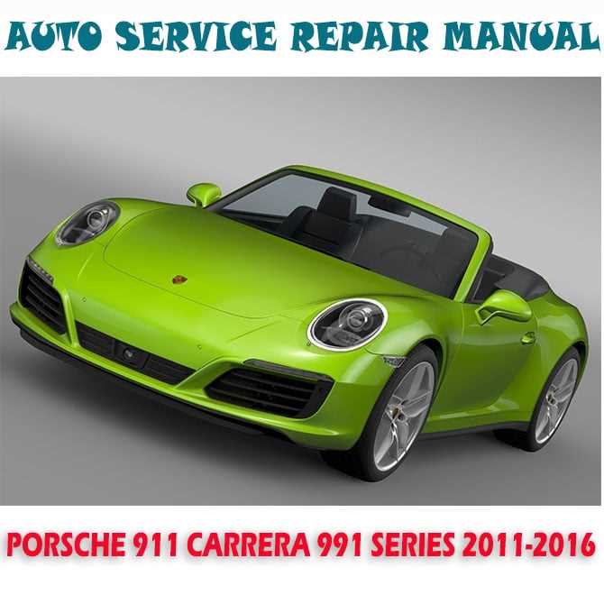 porsche 991 owners manual