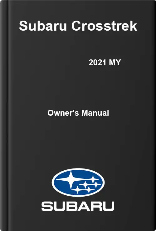 2021 subaru crosstrek owners manual