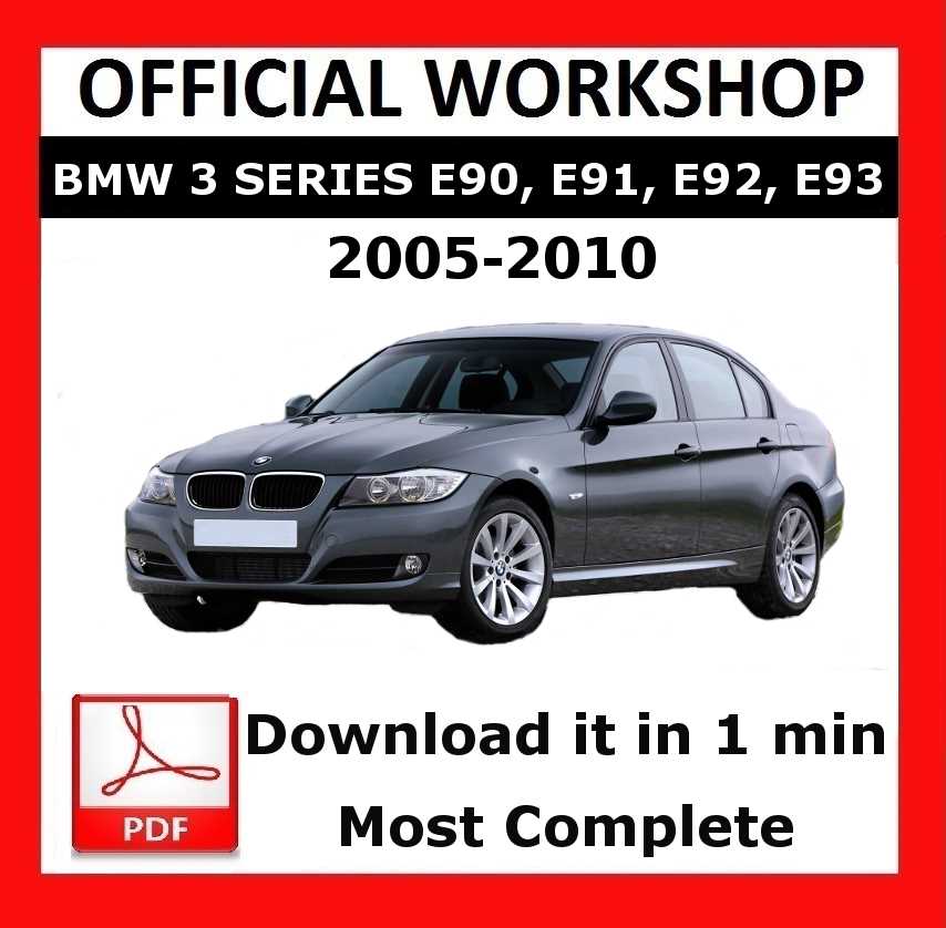 2010 bmw 3 series owners manual