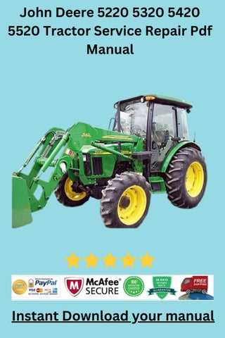 john deere 5520 owners manual