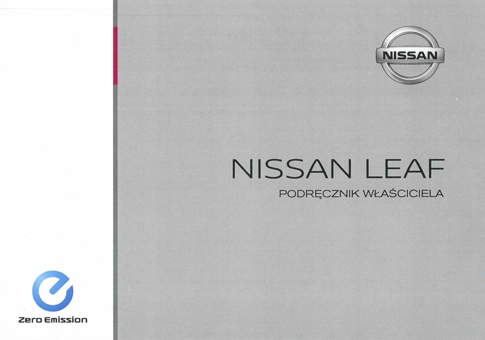 nissan leaf 2017 owners manual