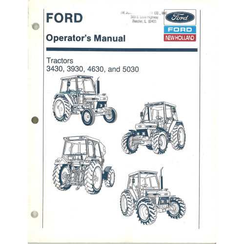 new holland owners manual