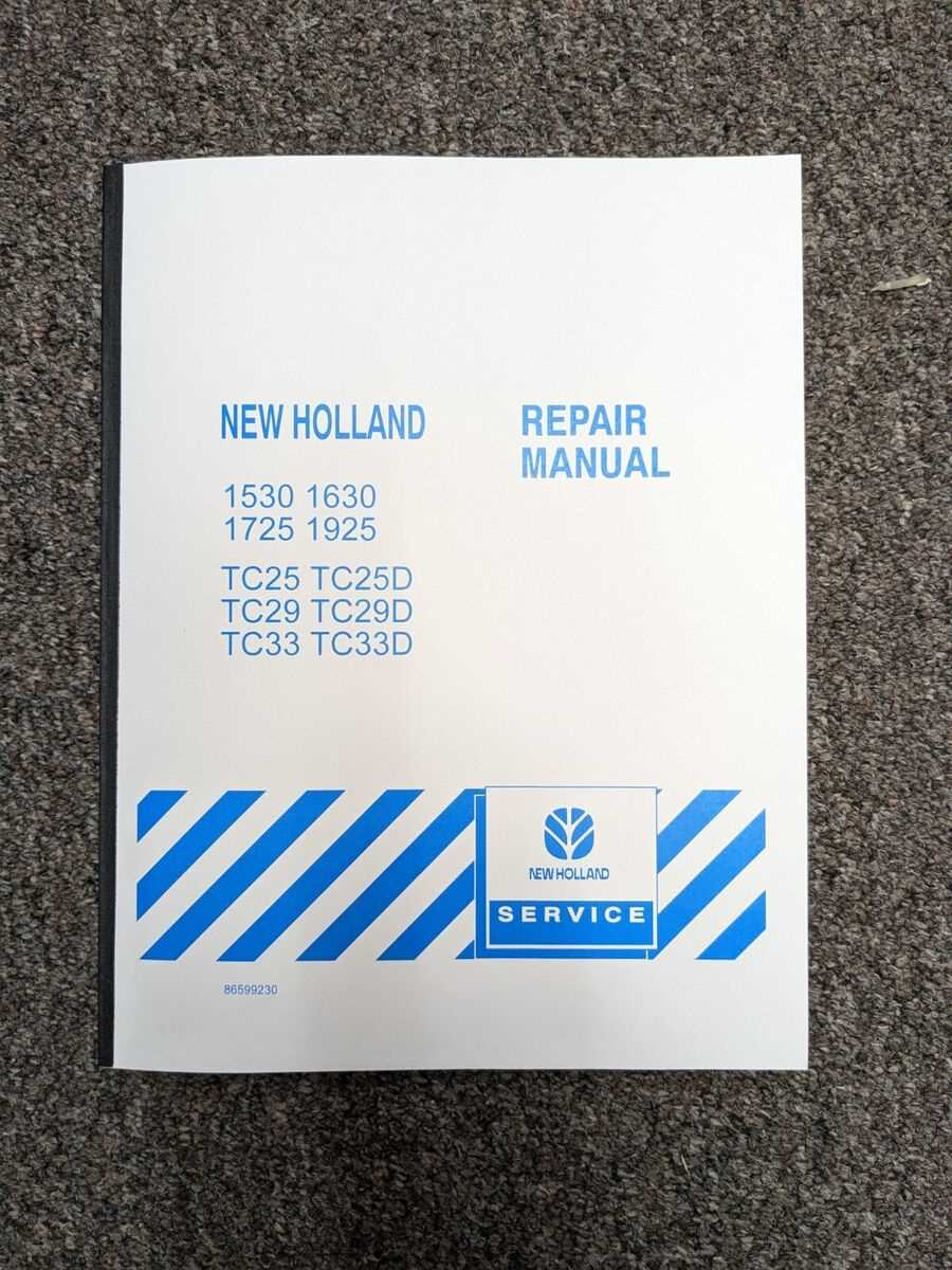 new holland tc29 owners manual