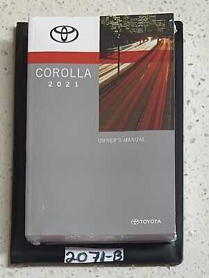 2015 toyota corolla owners manual