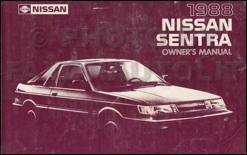 nissan sentra owners manual 2018