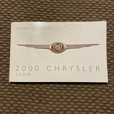 2000 chrysler 300m owners manual