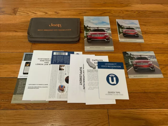 jeep grand cherokee owners manual 2016