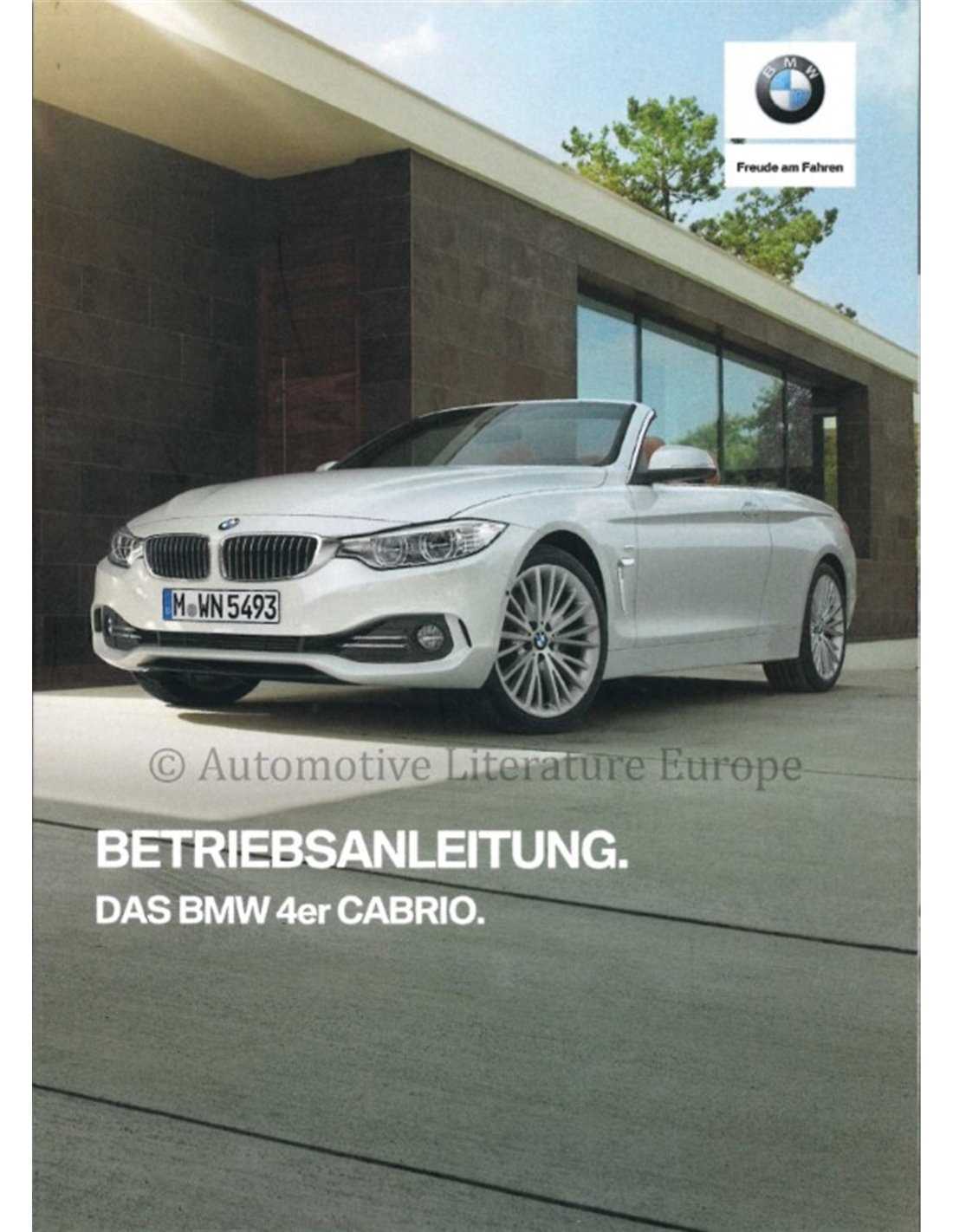 bmw 4 series convertible owners manual