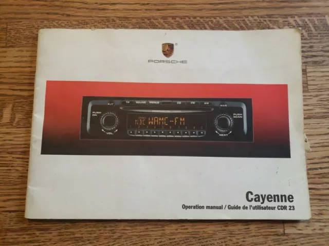 2006 porsche cayenne owners manual