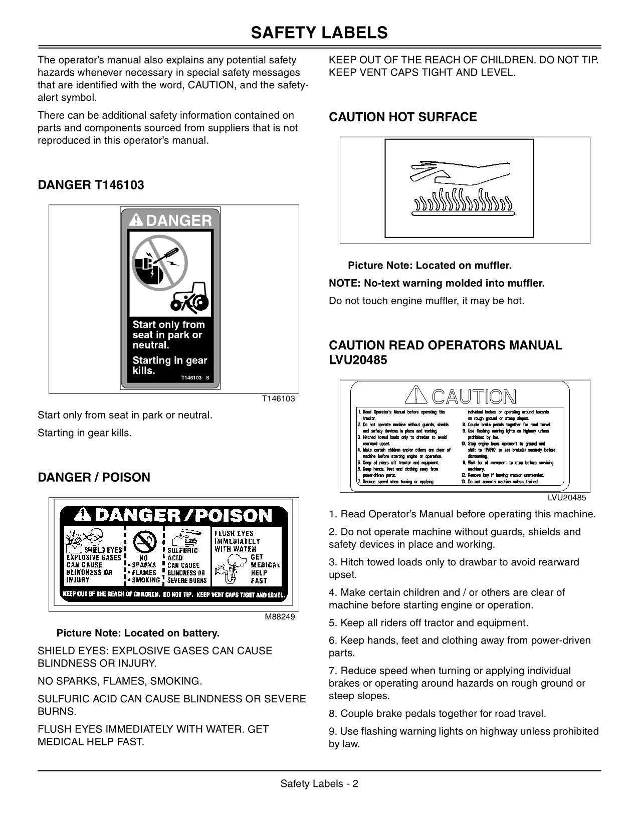 john deere 3038e owners manual