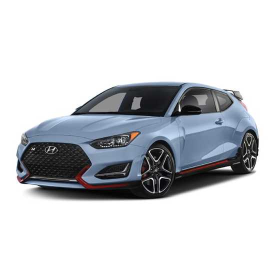 hyundai veloster owners manual