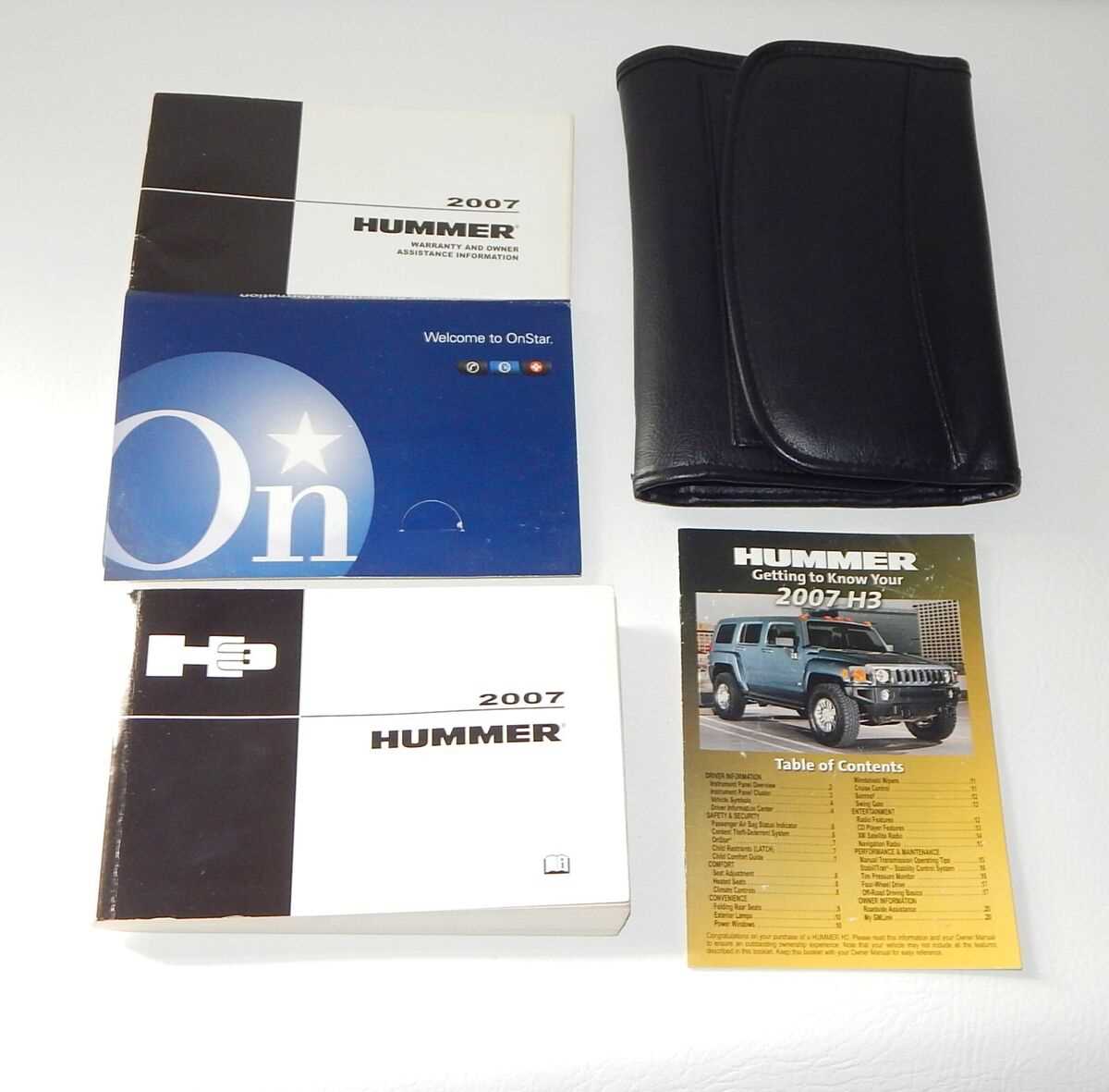 2007 hummer h2 owners manual