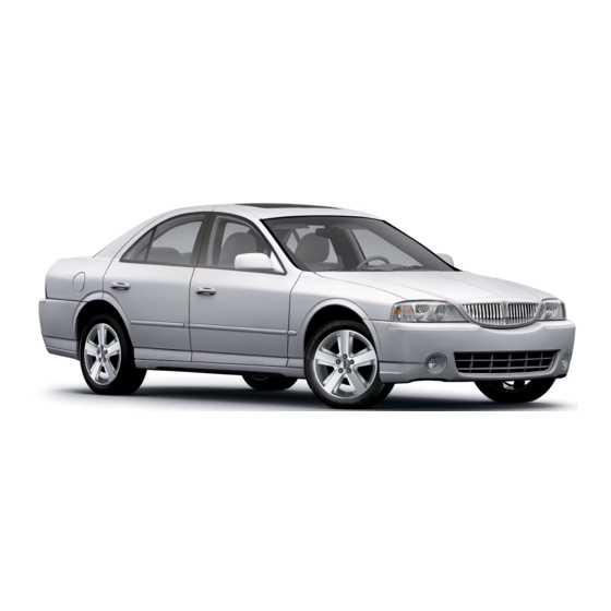 2005 lincoln ls v8 owners manual