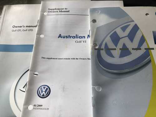 mk6 gti owners manual