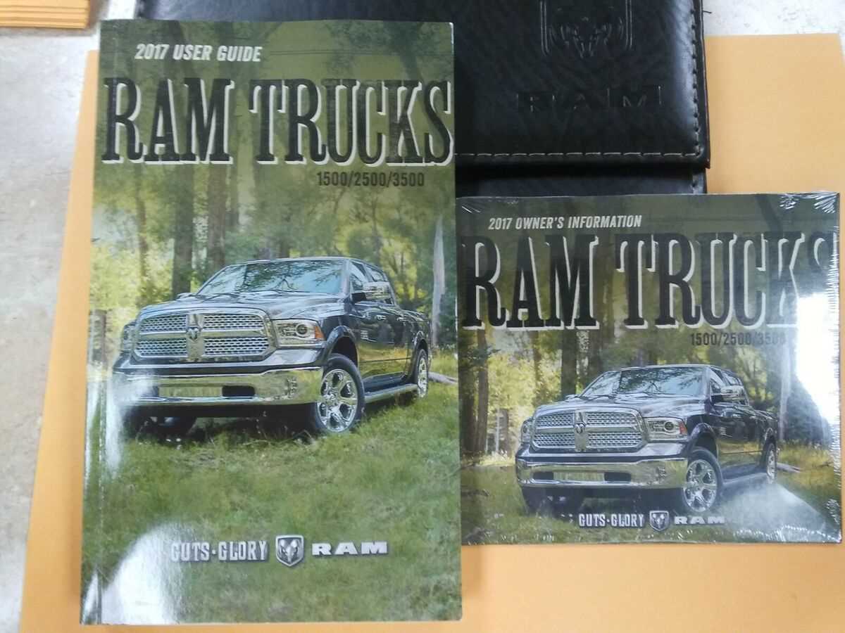 2017 ram 3500 owners manual