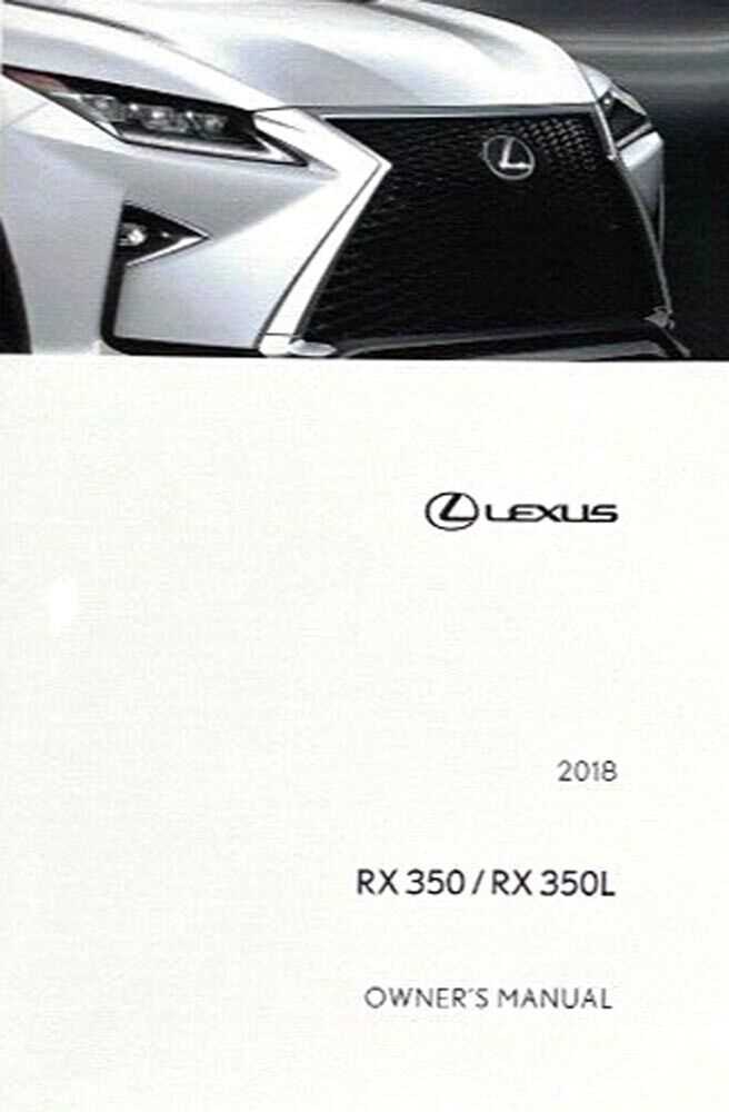 2018 lexus es 350 owners manual