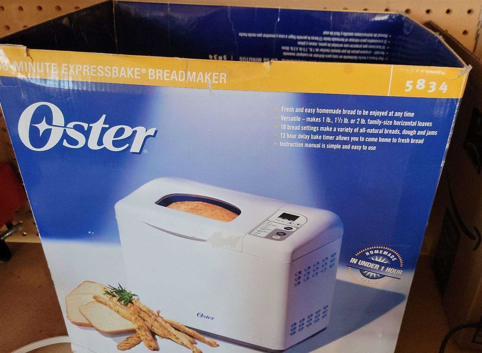 oster bread machine owners manual