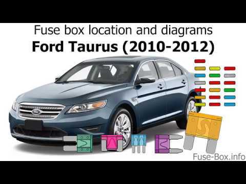 owner manual 2010 ford taurus fuse box diagram