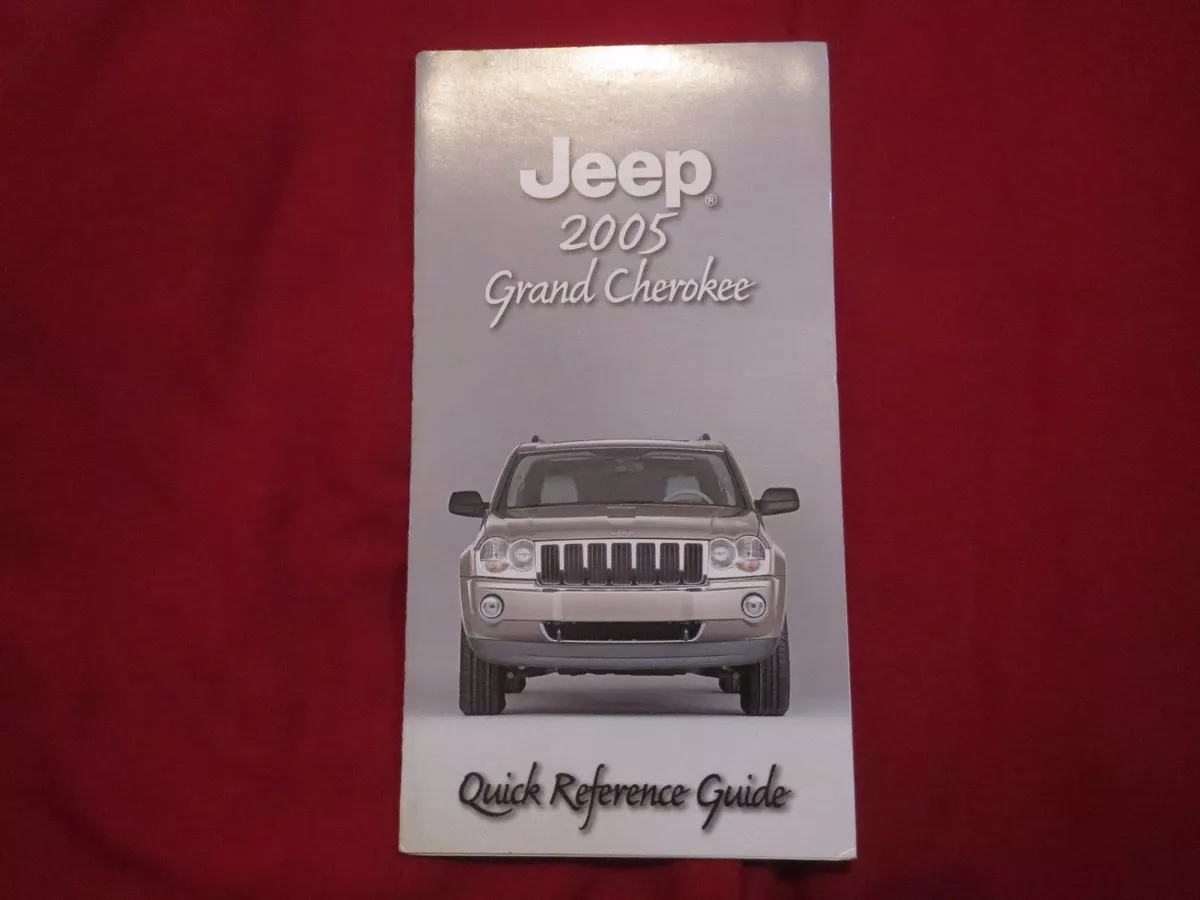 owners manual 2005 jeep grand cherokee