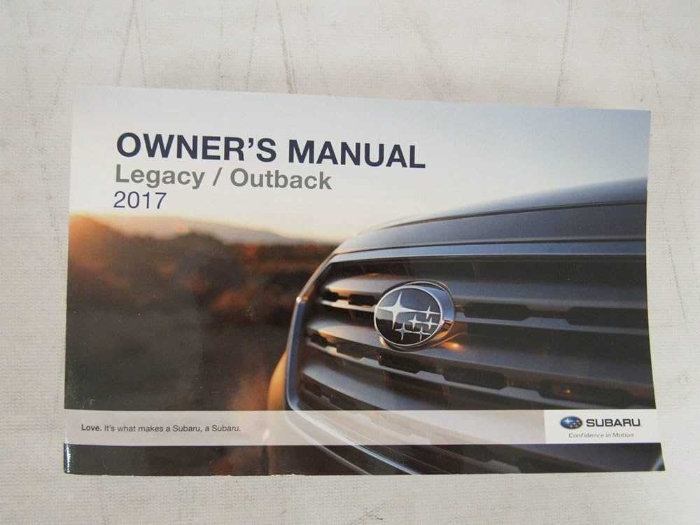 owners manual 2017 subaru outback