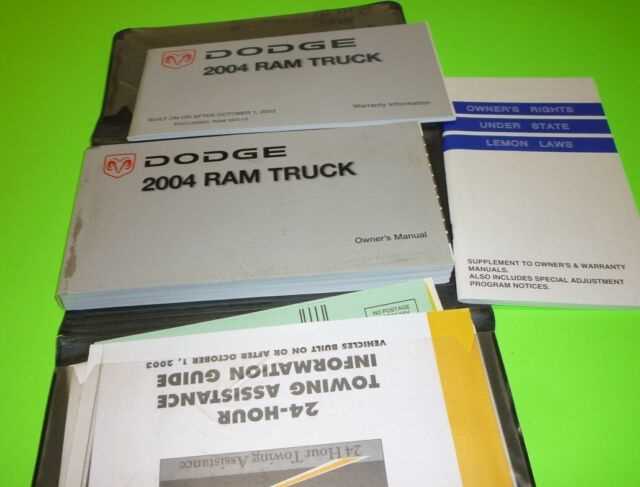 owners manual for 2004 dodge ram 1500