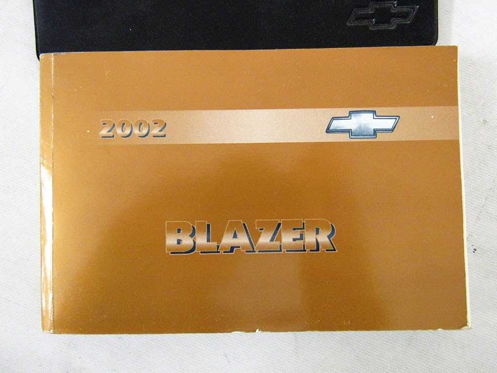 2002 chevy blazer owners manual