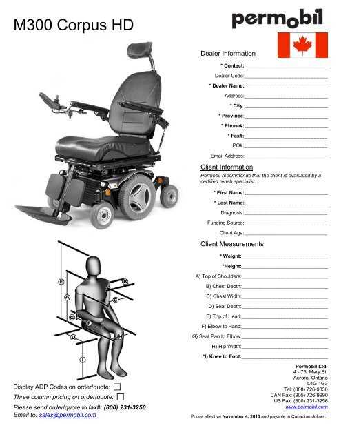 permobil m300 owners manual