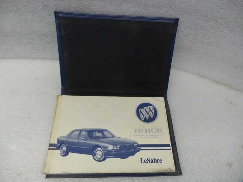 buick lesabre owners manual