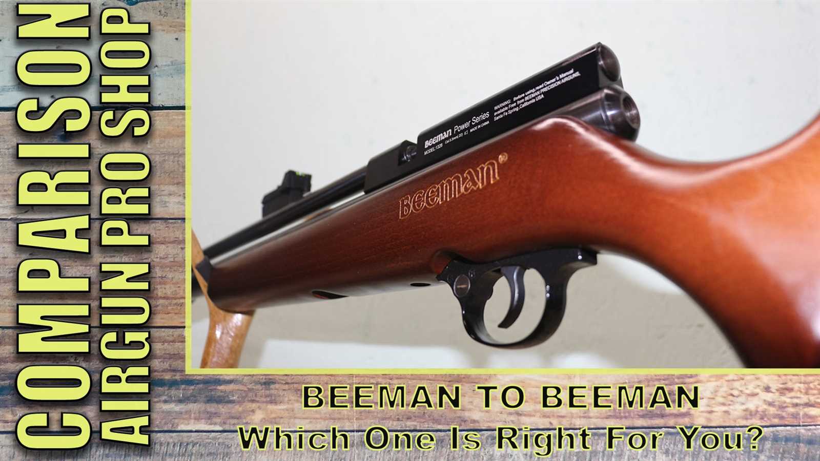 beeman precision airguns owners manual