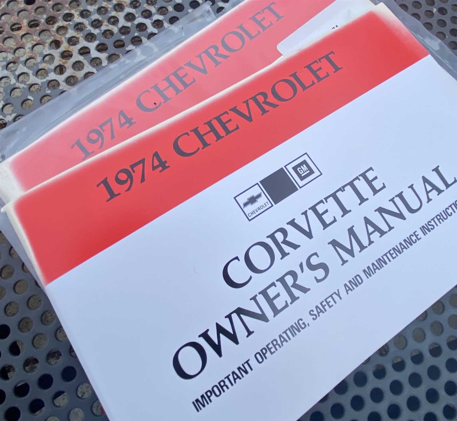 1974 corvette owners manual