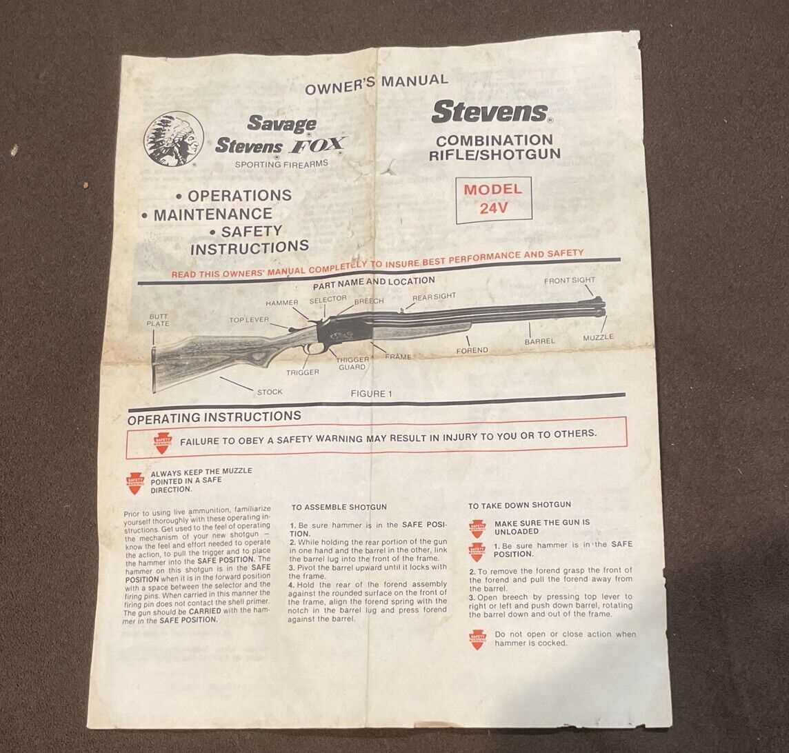 stevens model 59a owners manual