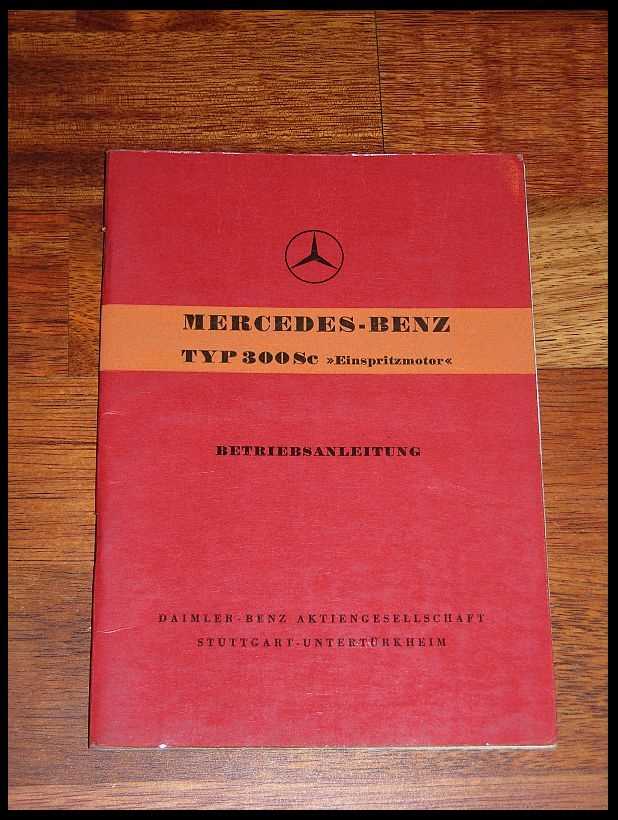 1992 mercedes 500sl owners manual