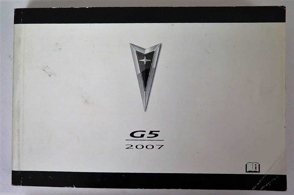 pontiac g5 owners manual