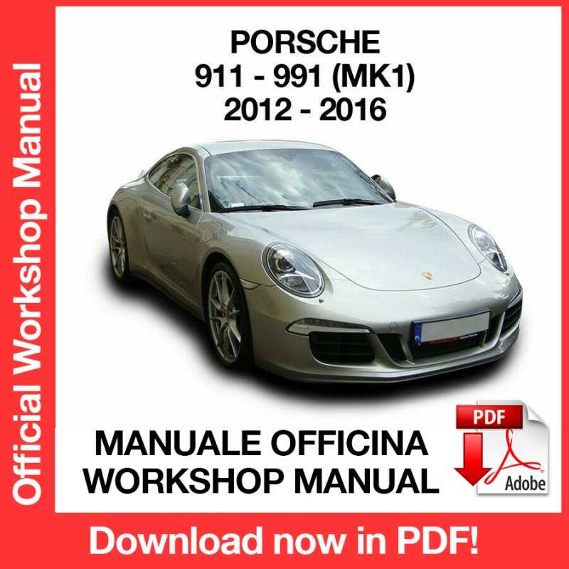 porsche 991 owners manual