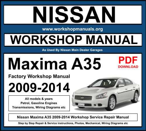 2014 nissan maxima sv owners manual