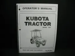 kubota b7510 owners manual