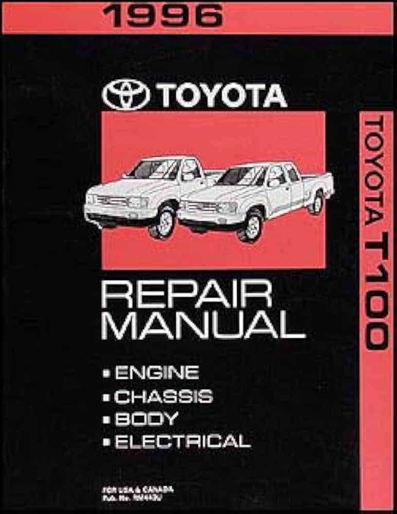 1996 toyota t100 owners manual