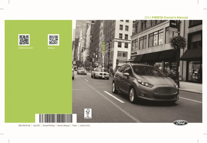 2014 ford fiesta owners manual