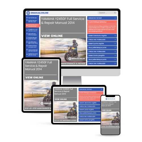 2014 yz450f owners manual
