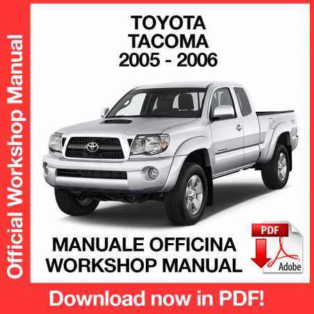 2006 tacoma owners manual