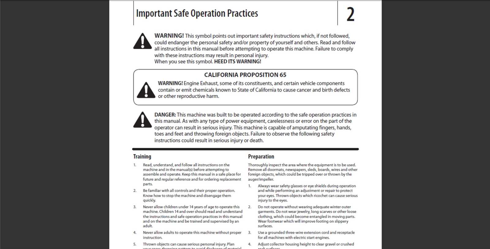 troy bilt 2410 owners manual