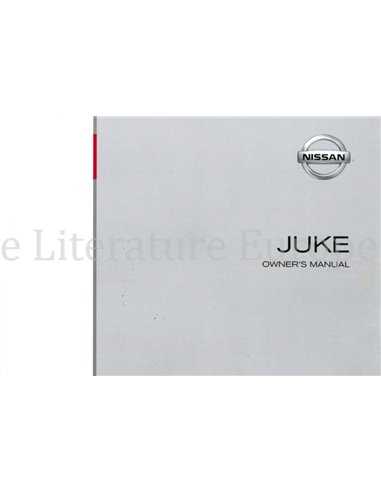 nissan juke 2015 owners manual