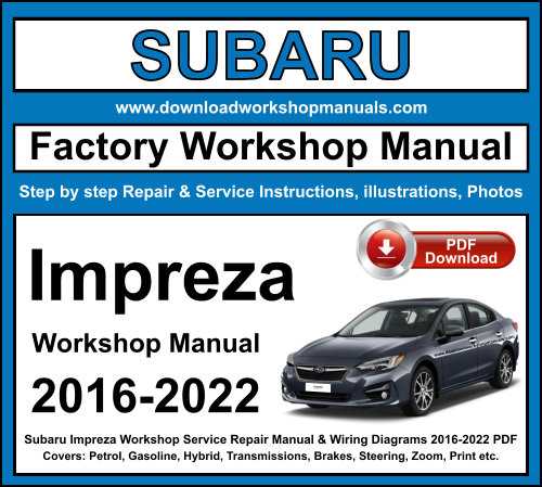 2013 subaru impreza owners manual