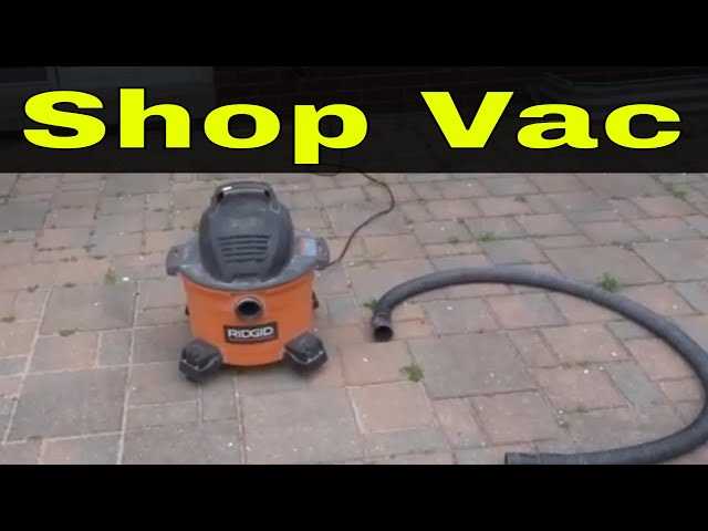 ridgid shop vac owners manual