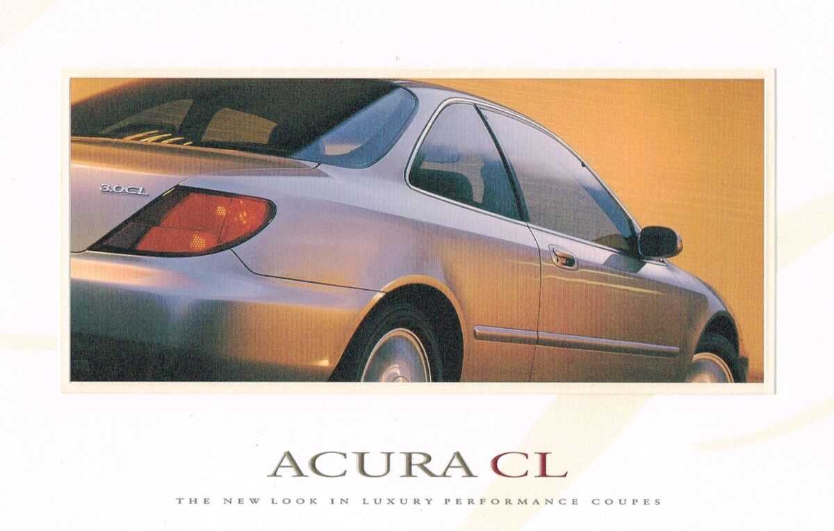 1997 acura cl owners manual