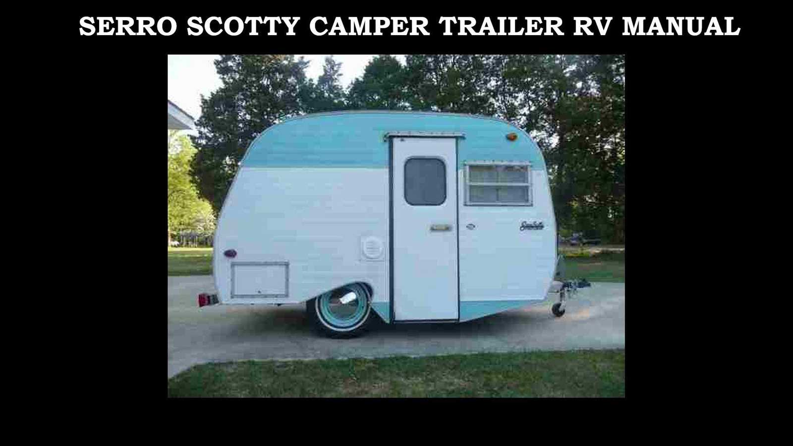 rockwood camper owners manual